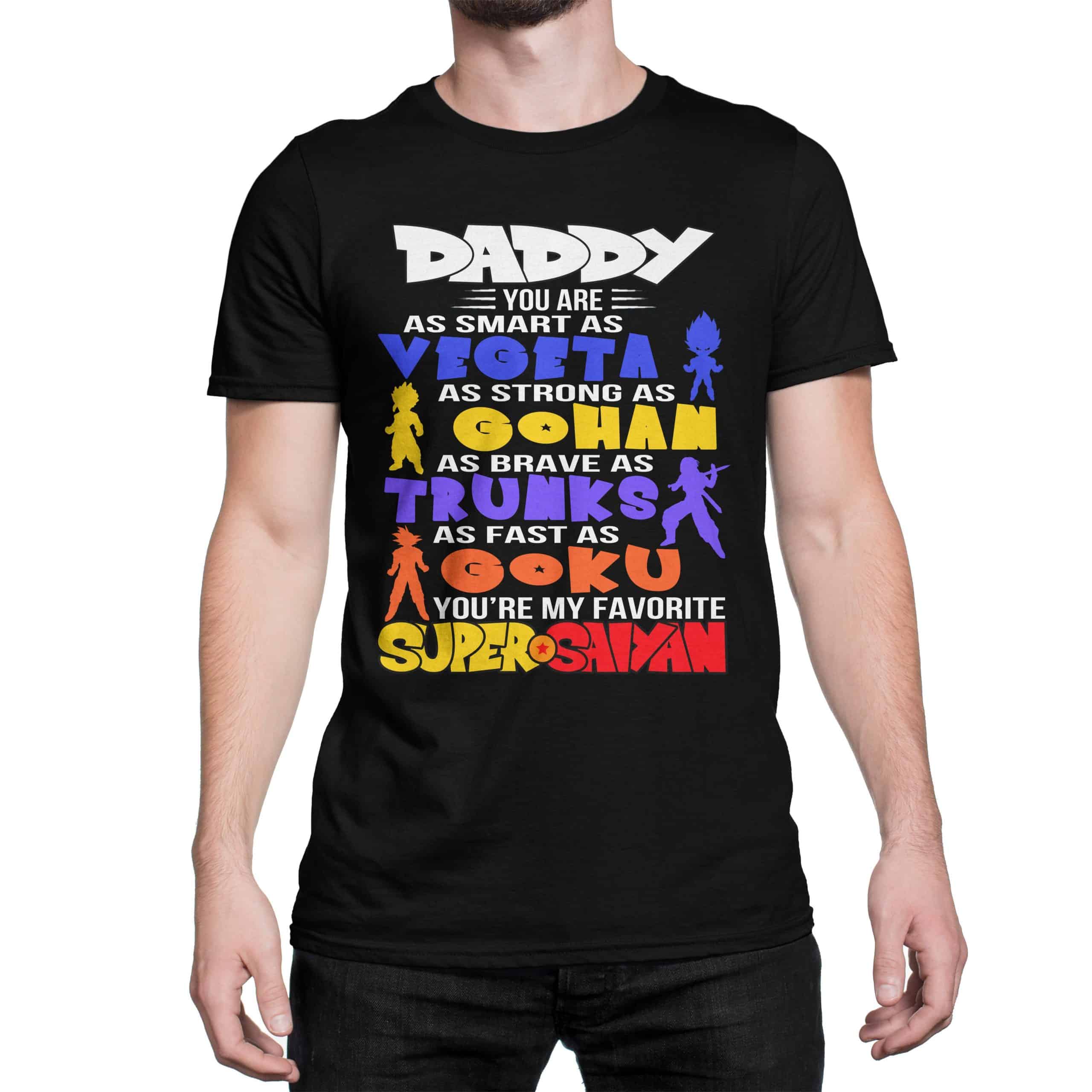 Download Dragon Ball Z Father's Day T-Shirt (Men) - Cuztom Threadz