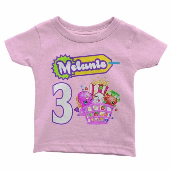 Shopkins Birthday Shirt for Kids [Cuztom] - Cuztom Threadz