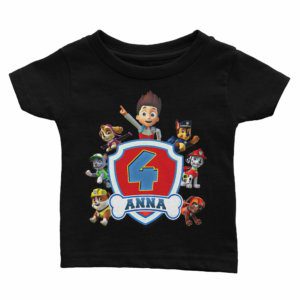 Paw Patrol Birthday Shirt for Kids [Cuztom] - Cuztom Threadz