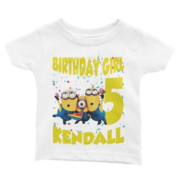 Minions Birthday Shirt for Kids [Cuztom] - Cuztom Threadz