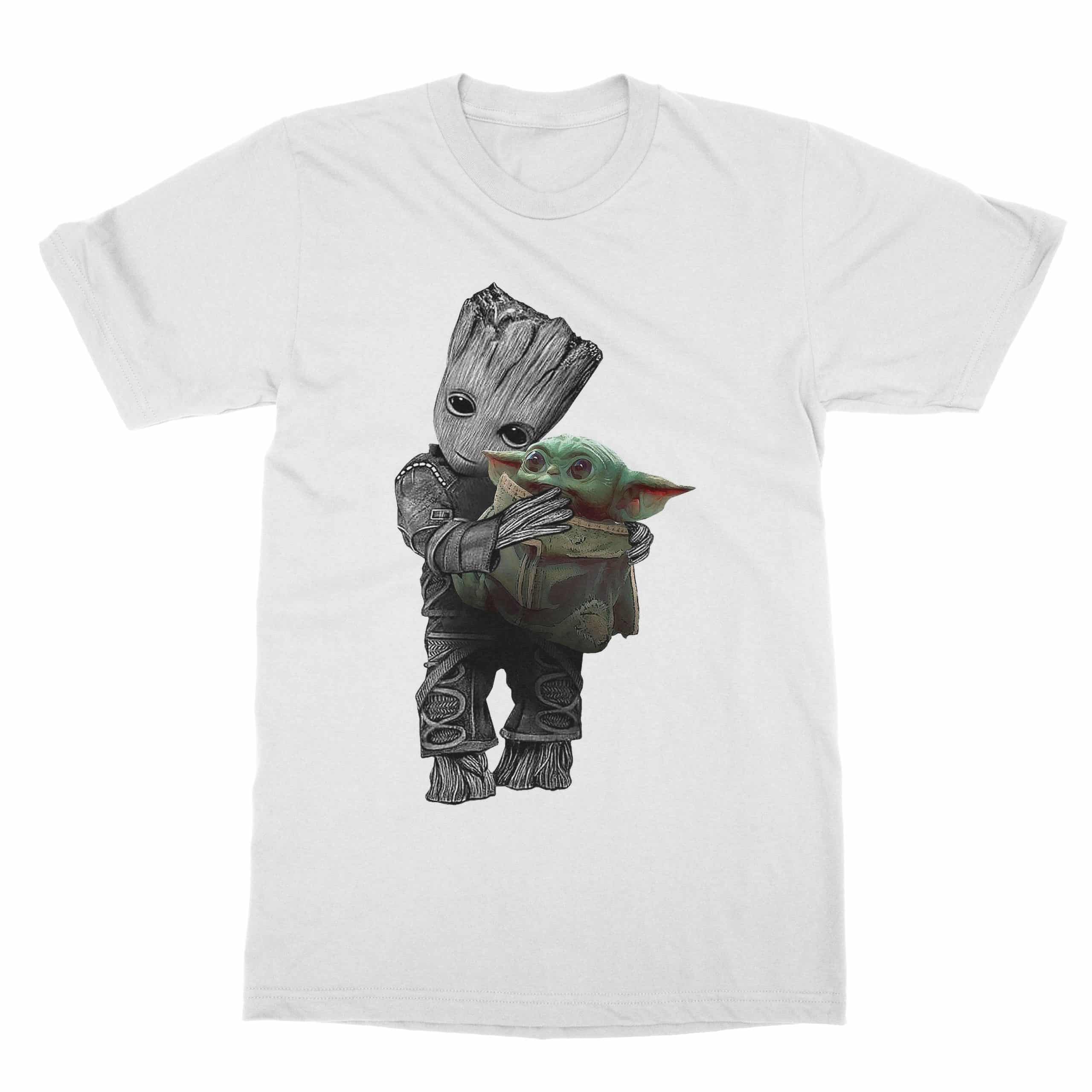 Baby Yoda Baby Groot T-Shirt | Buy Tees Online | Cuztom Threadz