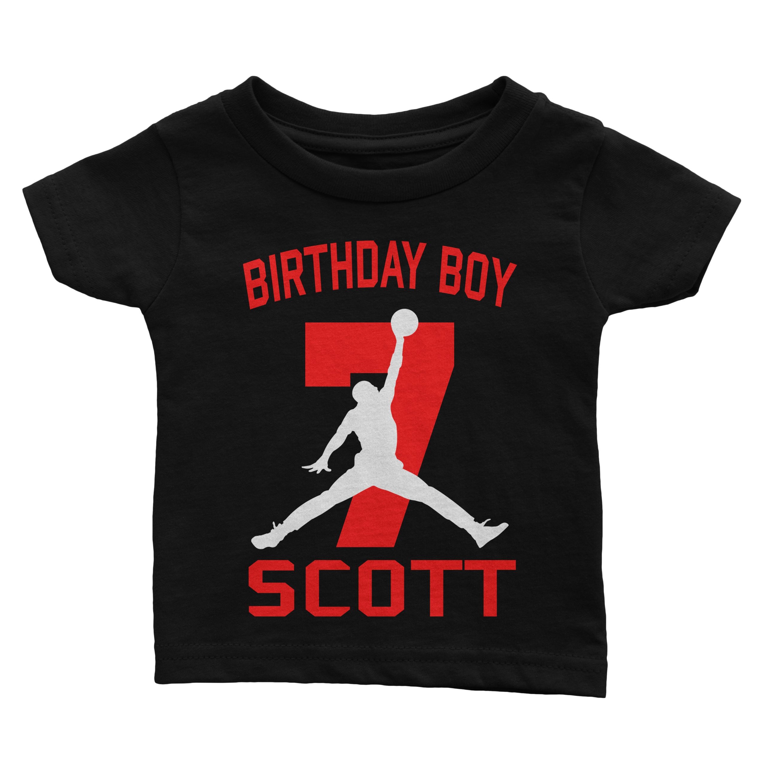 Personalize Basketball Air Jordan Birthday Shirt