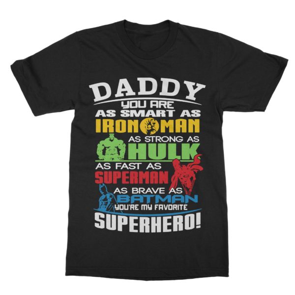 Superhero Father T-Shirt For Dad | Buy Superhero Dad Shirt Online