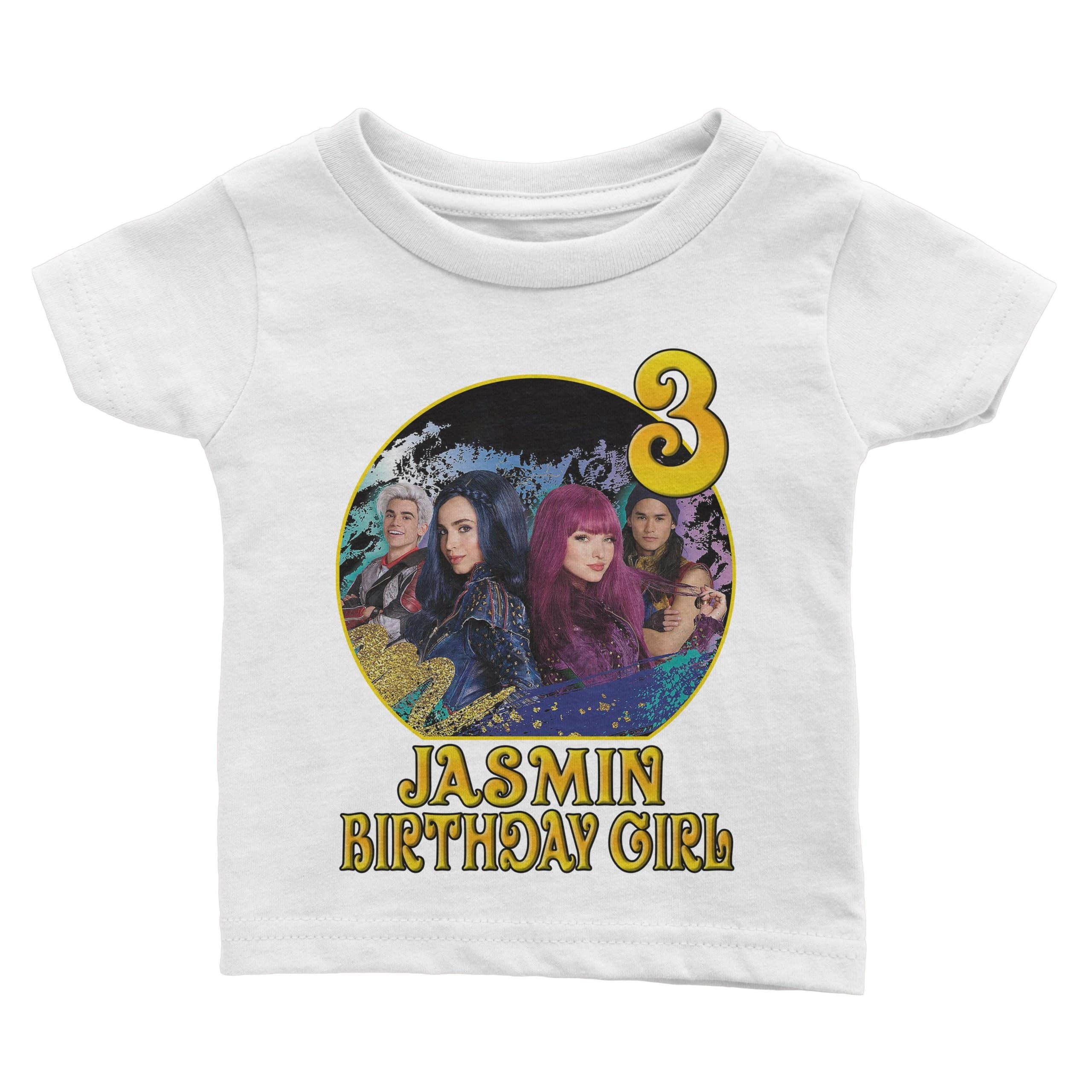 Personalize Descendants Birthday Shirt