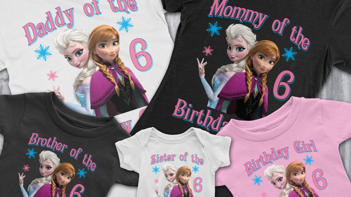 Frozen girls shirt Elsa Anna birthday shirt Personalized Elsa Anna girls shirt 