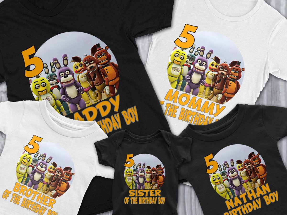 Five Nights At Freddy T-Shirts, Free Delivery
