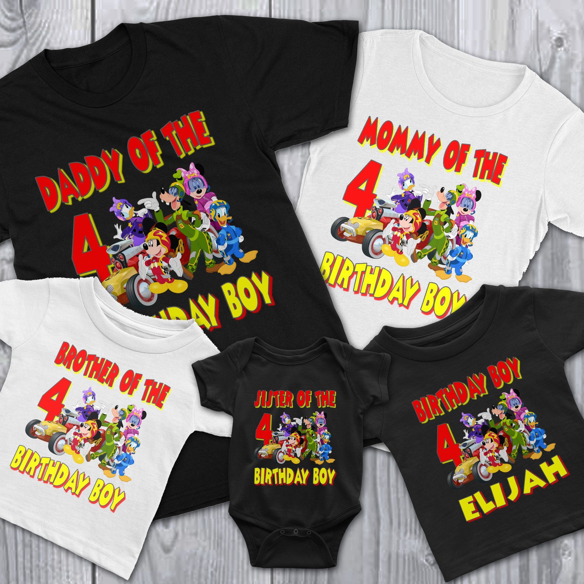 Family Matching Shirts Personalized Mickey Birthday Boy Shirts Birthday 2021 Boy Birthday Matching Shirts Custom Birthday Shirts