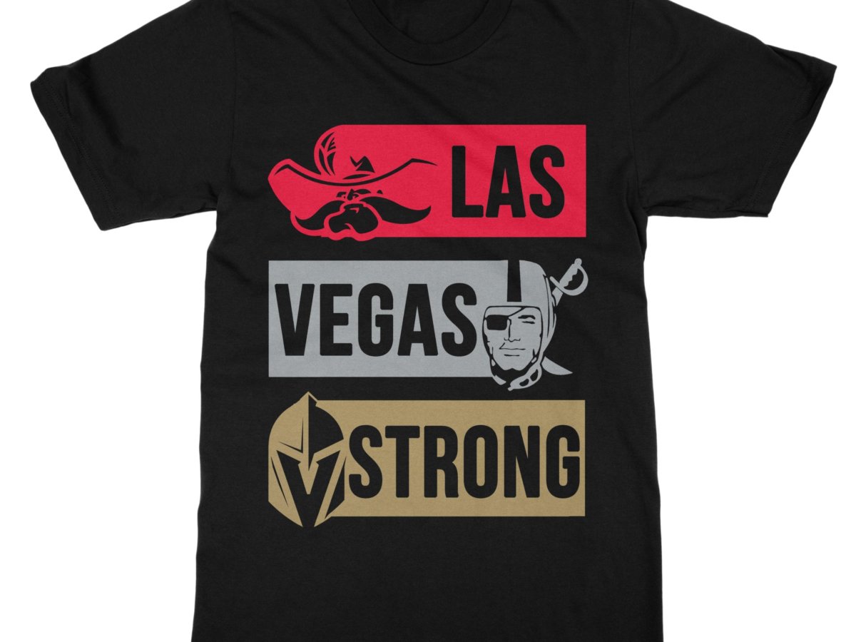 Las Vegas Strong Rebels Golden Knights Raiders Shirt (Men) X-Large