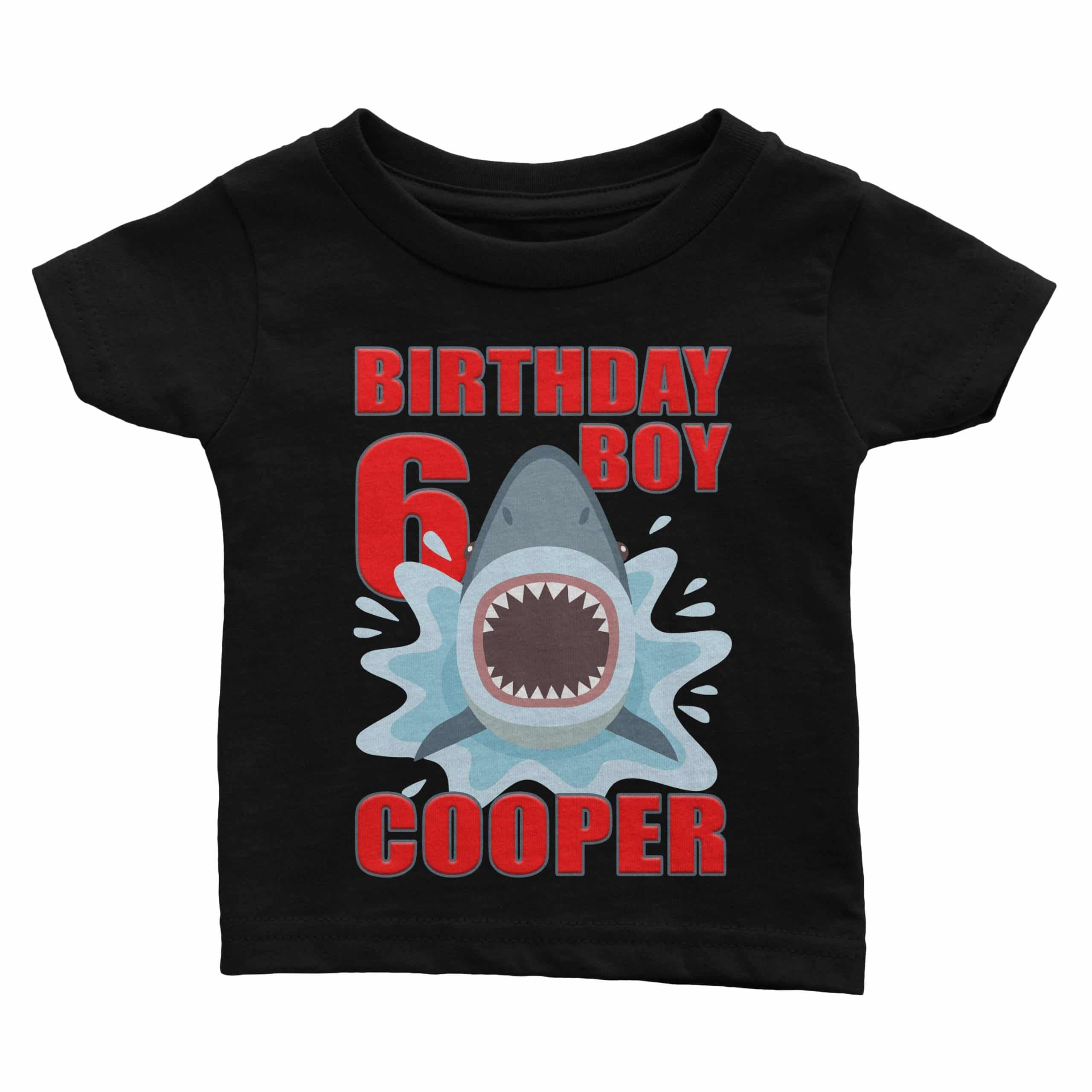 SHARK 4th Birthday Shirt SHARKS Personalize with Any Name Available in Youth and Toddler Sizes 4 Years Old