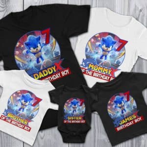 Sonic the Hedgehog Birthday T-Shirt