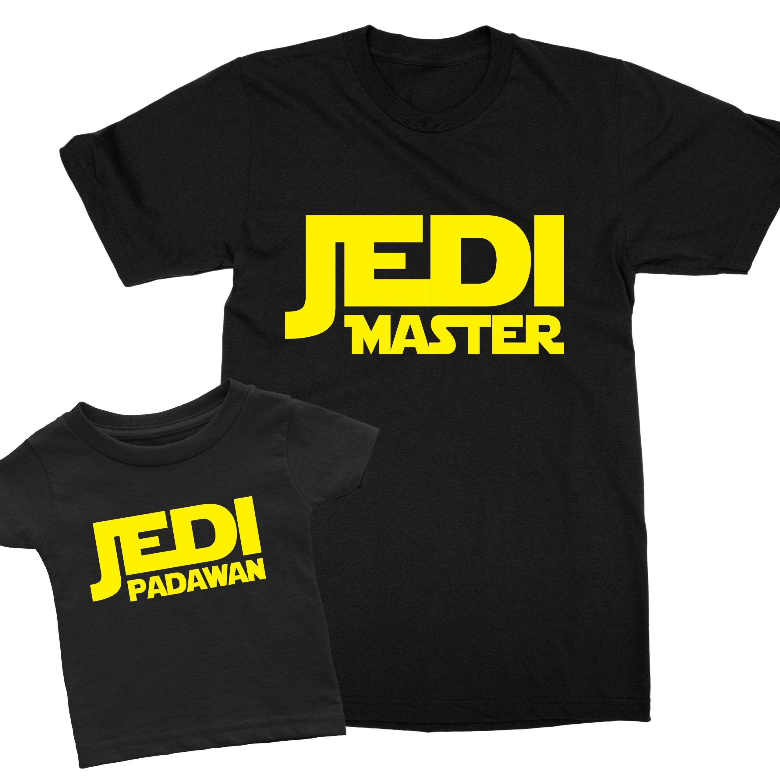 Matching Star Wars Father Son T-shirts Black Men Medium