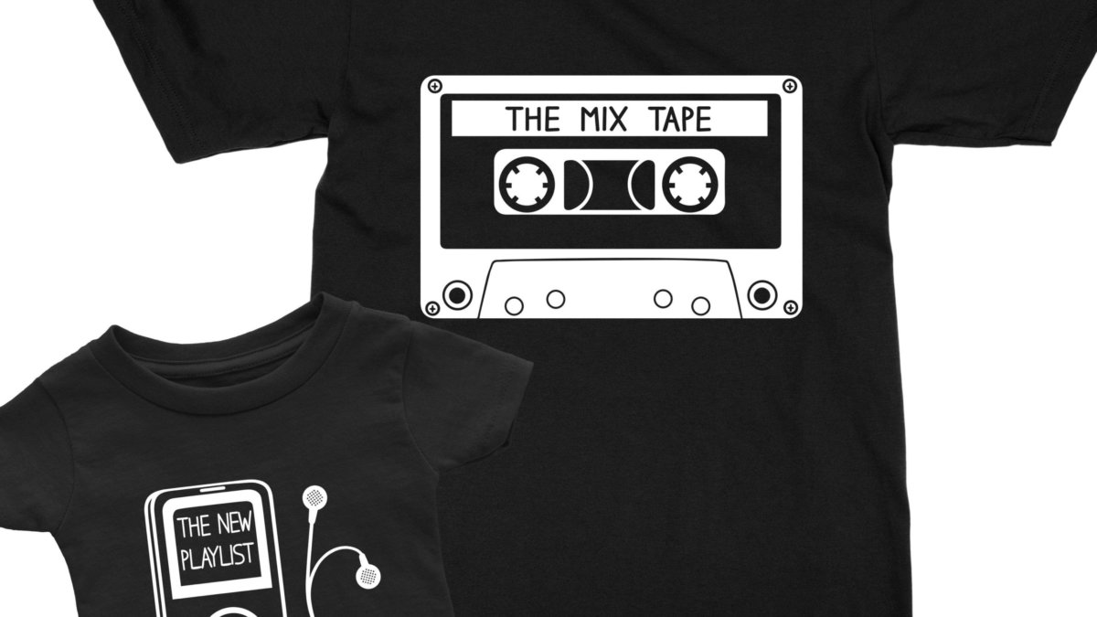 Mix Tape Matching Father Son T-Shirts