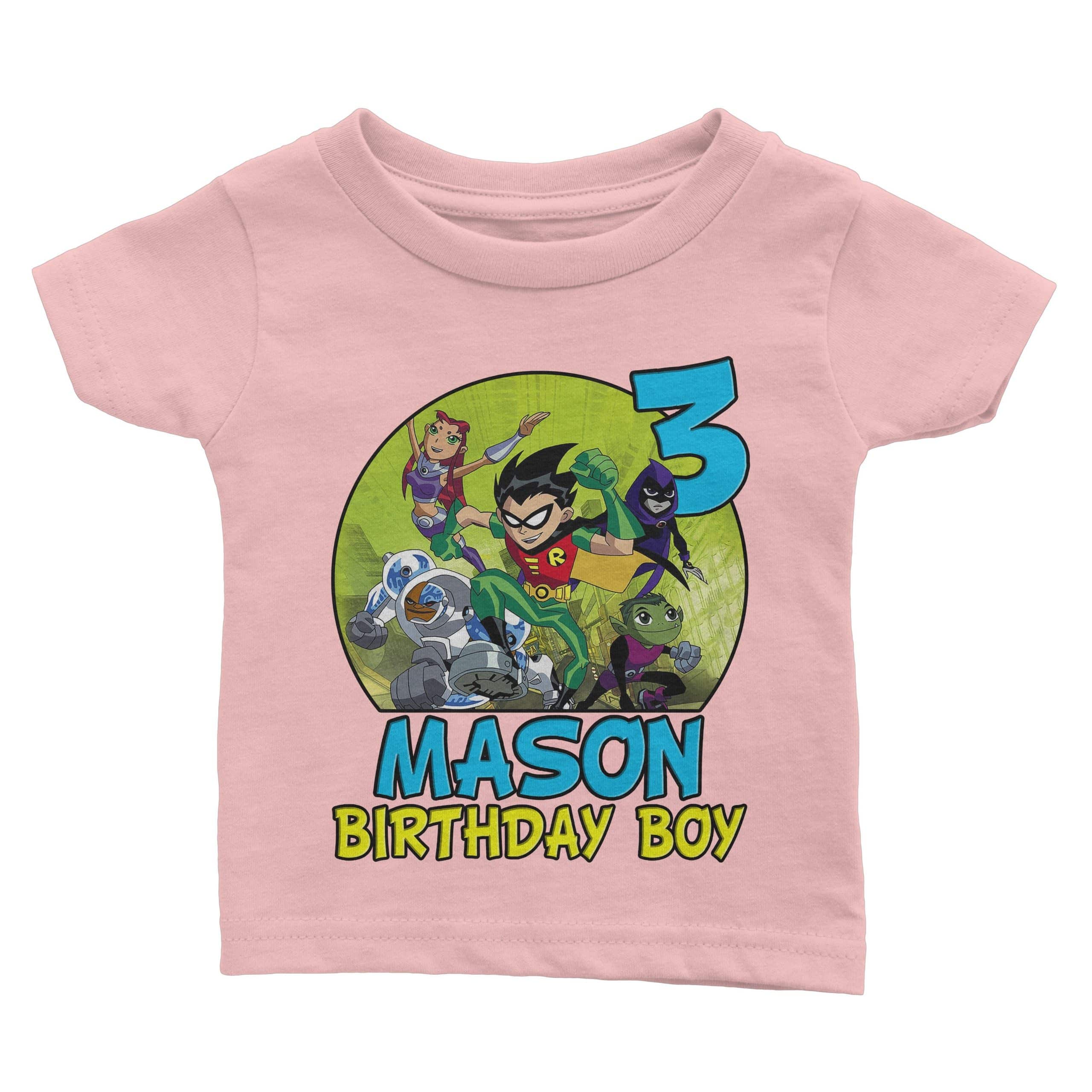 Personalized Matching Family TMNT T-shirts Pink 3T