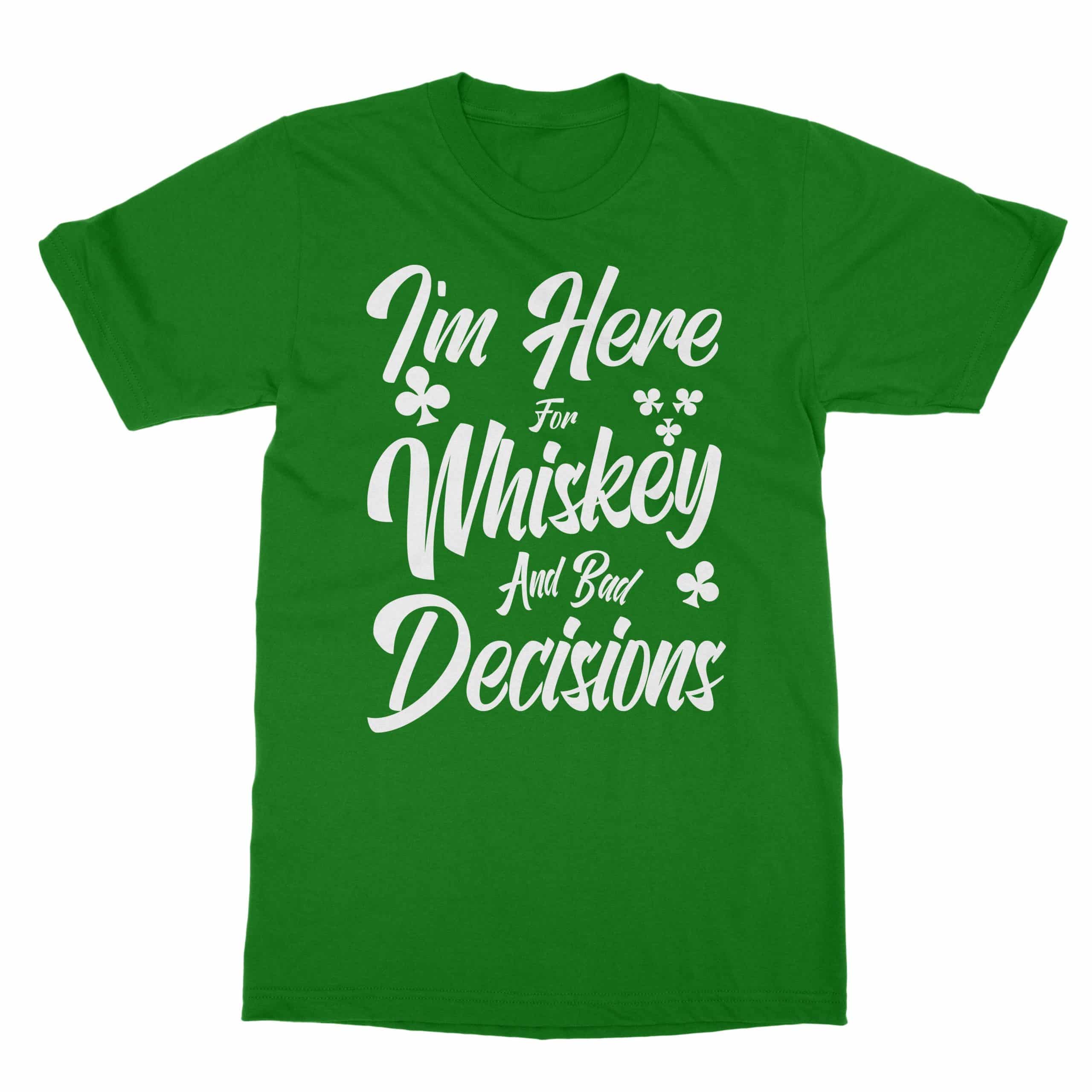 ST. Patrick's T-shirt Whiskey and Bad