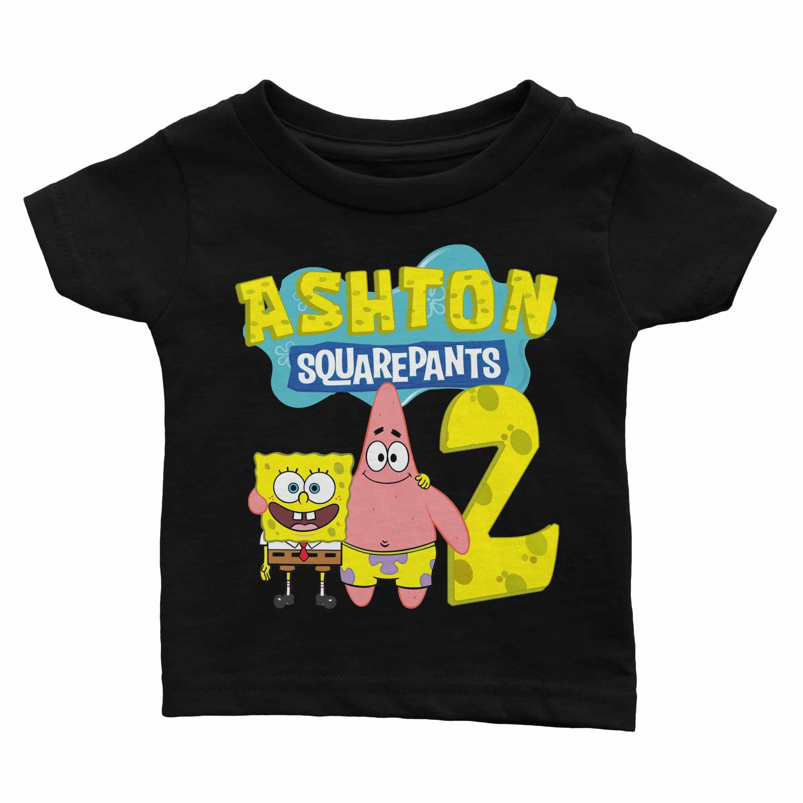 Personalize Spongebob Birthday Shirt 