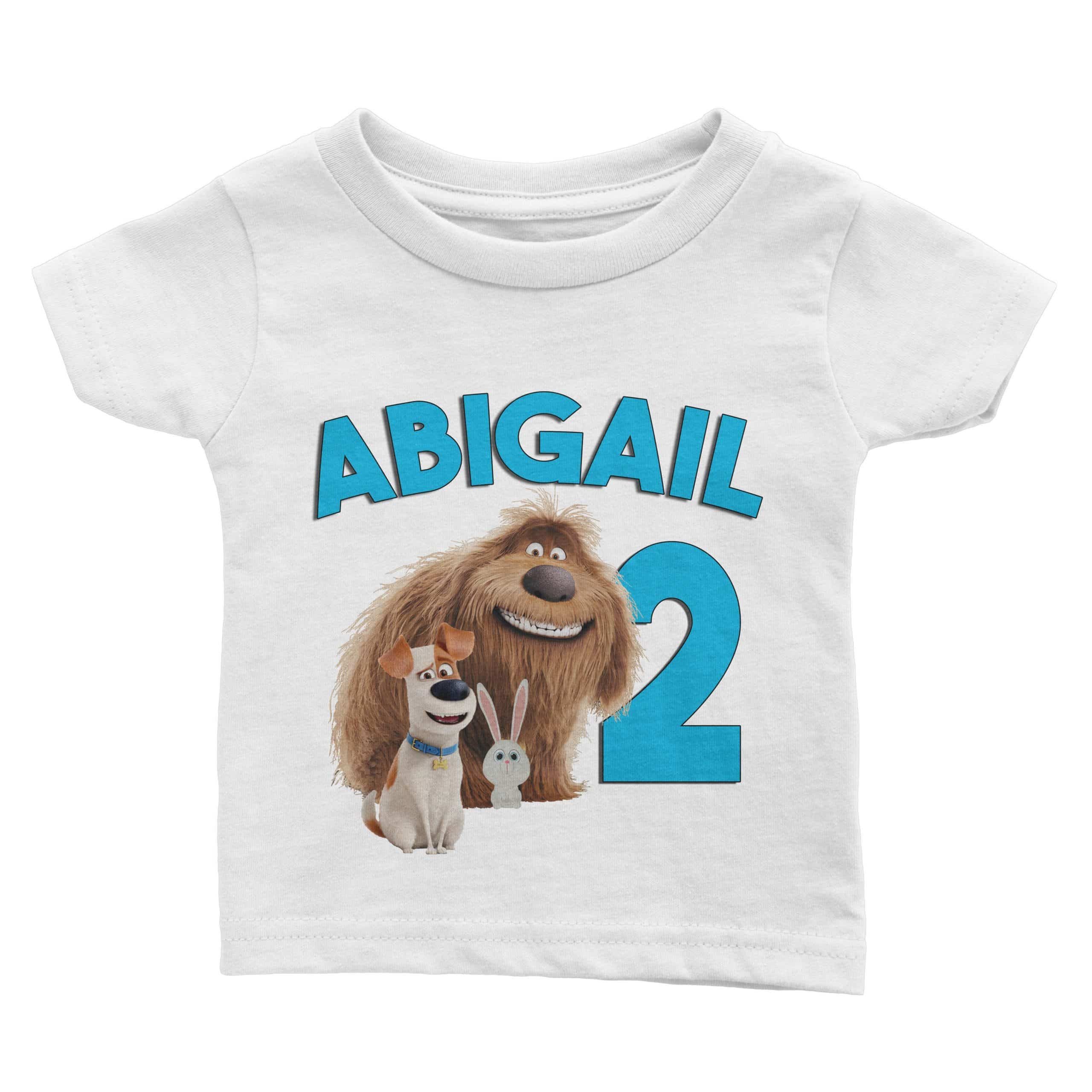 NEW CUSTOM PERSONALIZED SECRET LIFE OF PETS MOM BIRTHDAY T SHIRT PARTY ADD NAME 