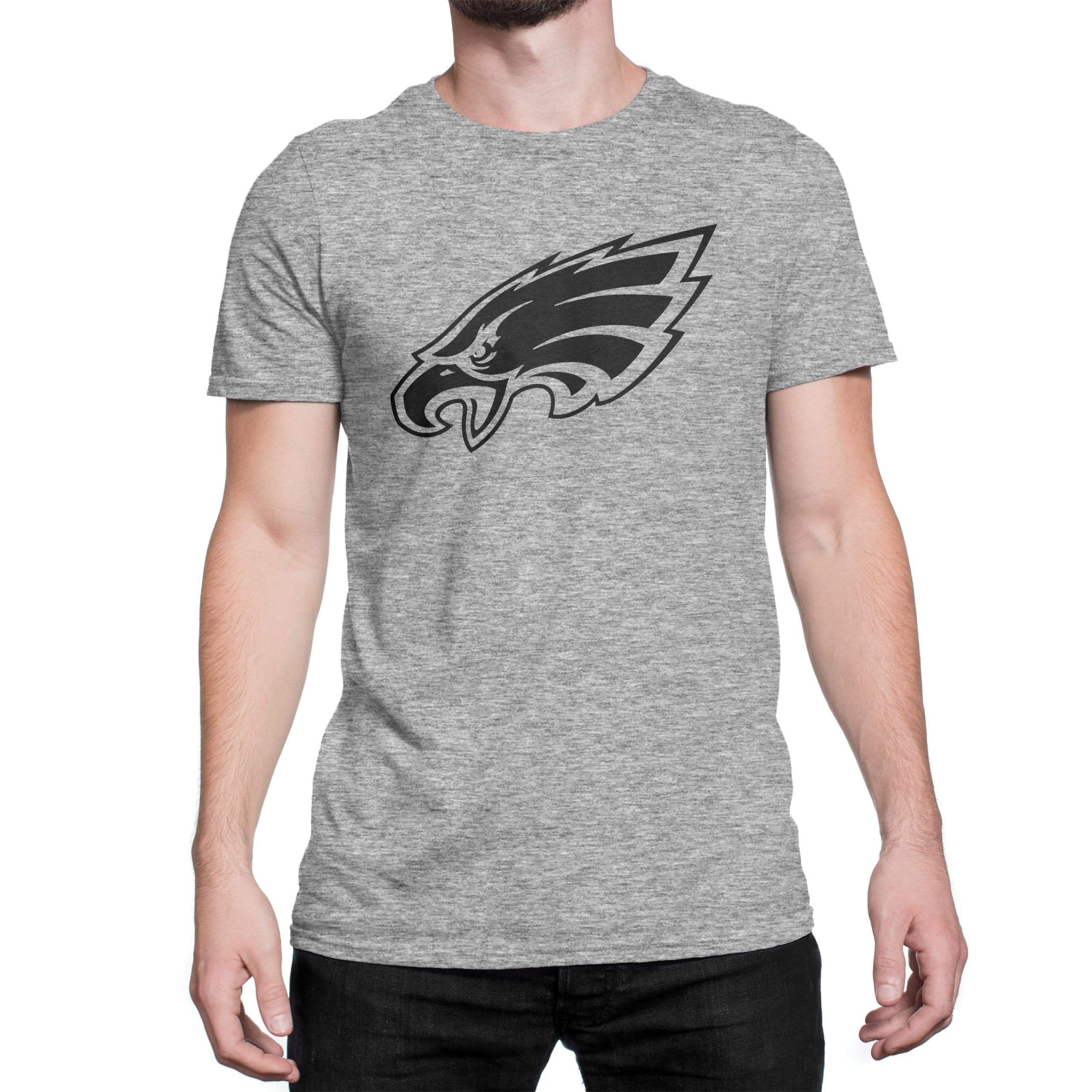 Cuztom Threadz Philadelphia Eagles Grey T-Shirt (Men) Grey Small