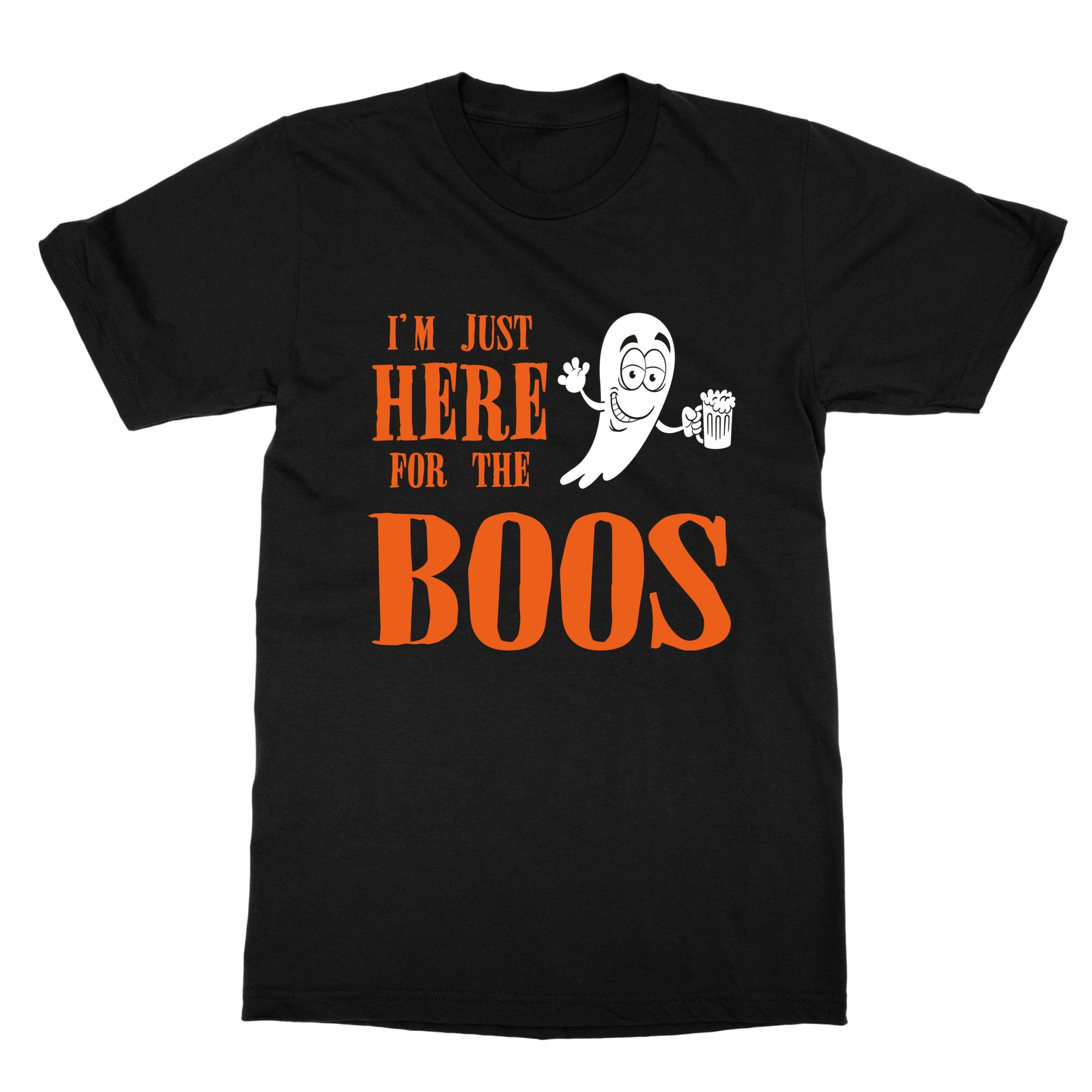 I M Just Here For The Boos Halloween Funny T Shirt For Men