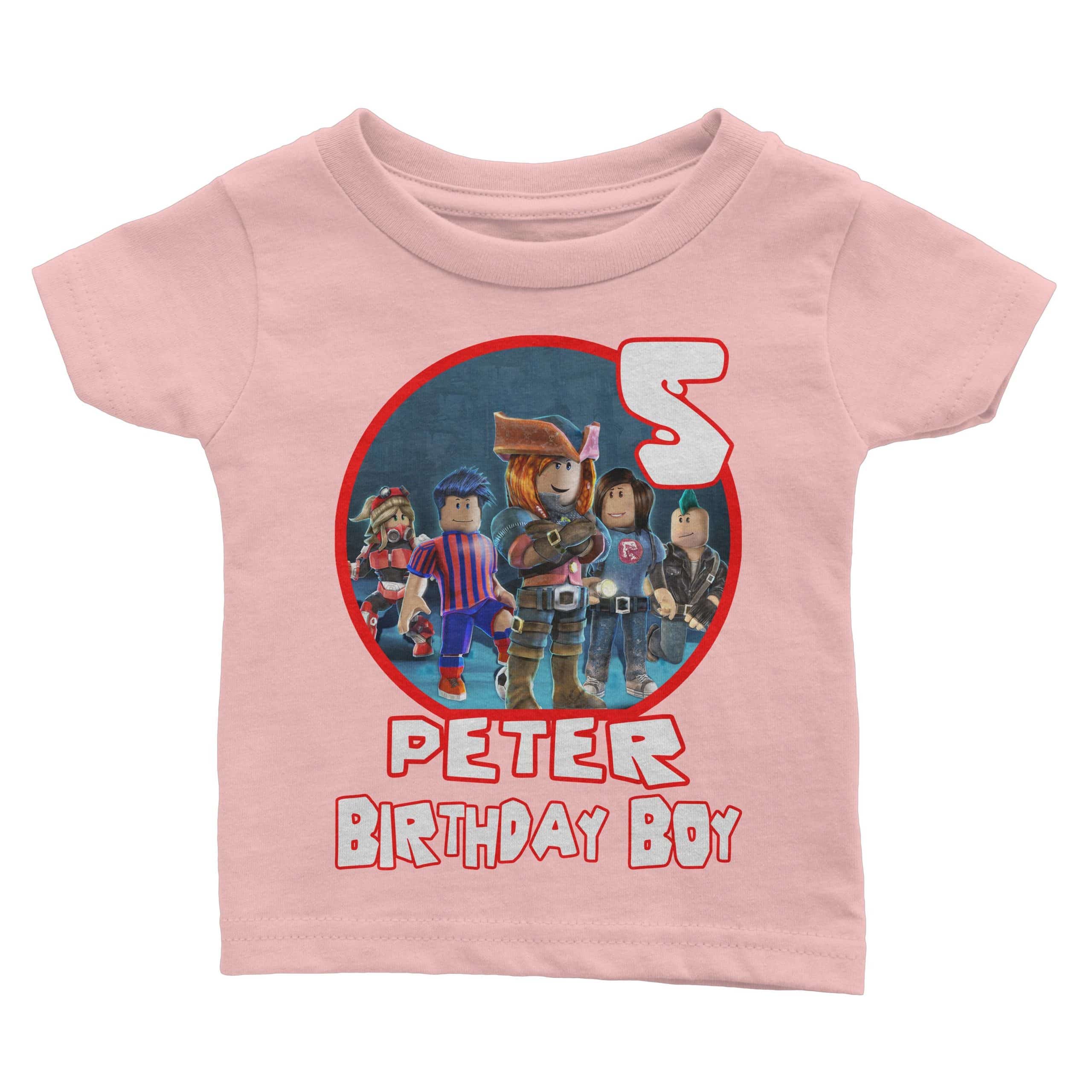 Roblox Birthday Tee Shirt for Boy