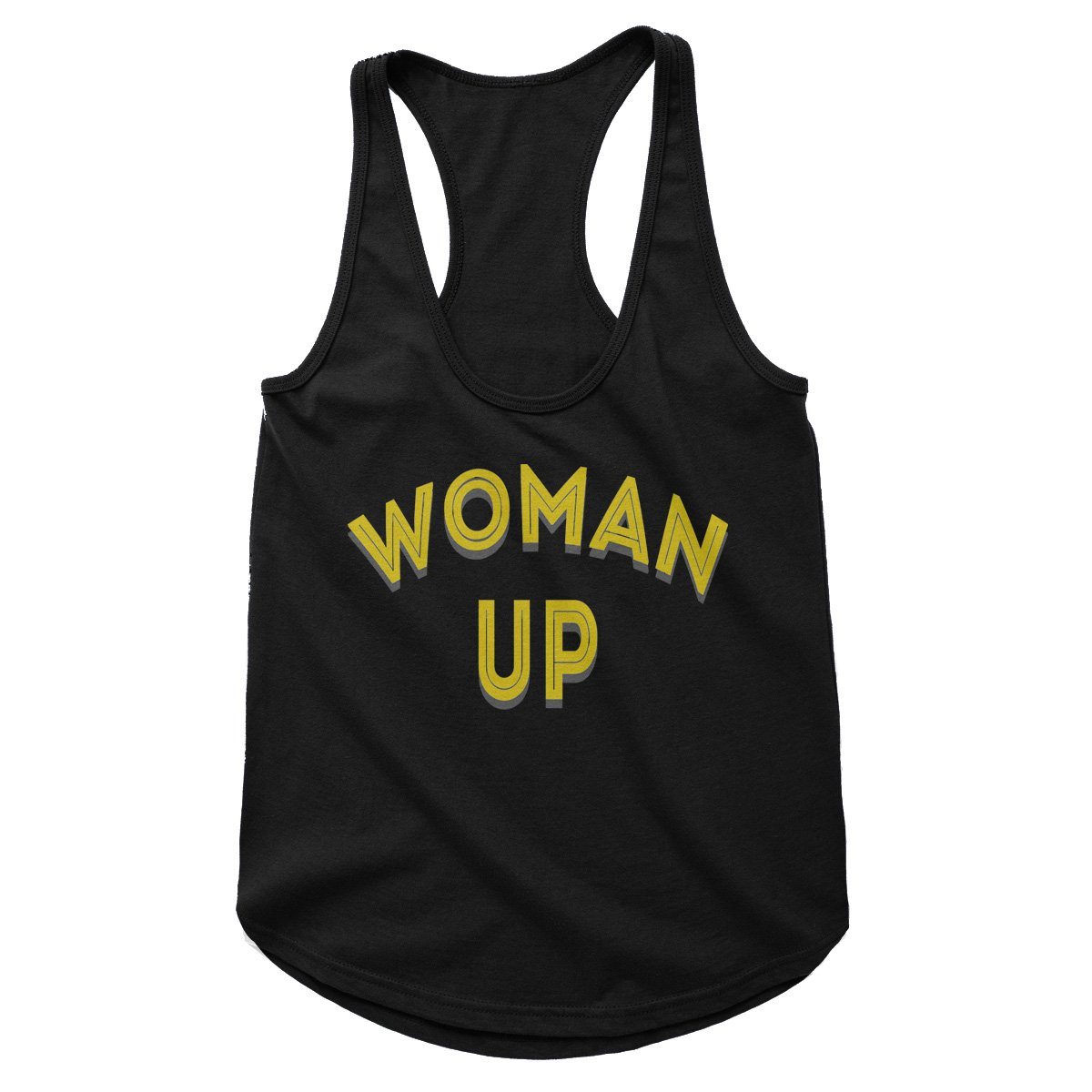 Woman Up Workout Tank (Woman) - Cuztom Threadz
