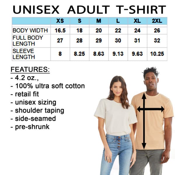 UNISEX Size Chart