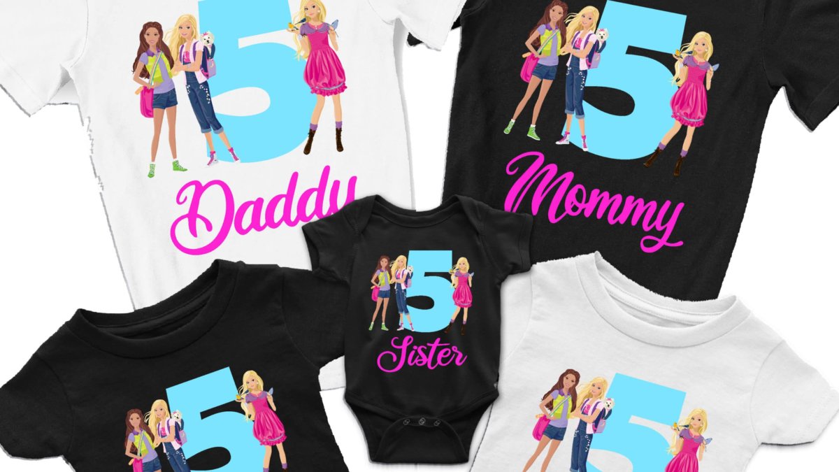 White Barbie Shirt, Adult Barbie Shirt Size S - XL, Barbie Girl Shirt