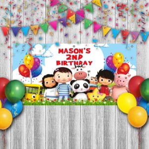 Little Baby Bum Birthday Personalized Banner 2