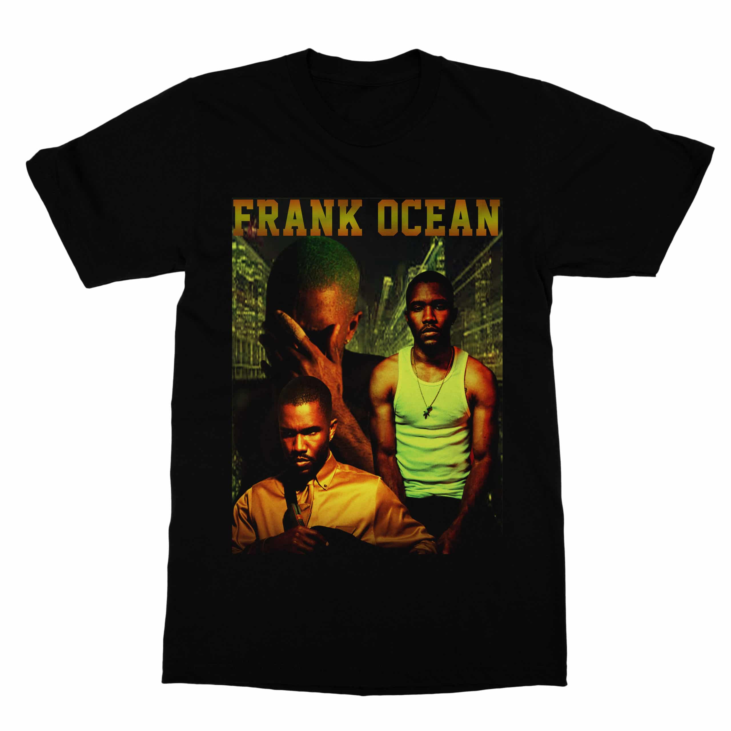 Vintage Style Frank Ocean T-Shirt Black Large