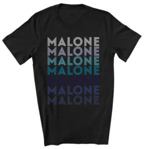 Retro Pattern Post Malone T-shirt - Cuztom Threadz