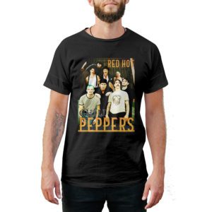 Vintage Style Red Hot Chilli Peppers T-Shirt - Cuztom Threadz