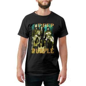 Vintage Style Deep Purple T-Shirt - Cuztom Threadz