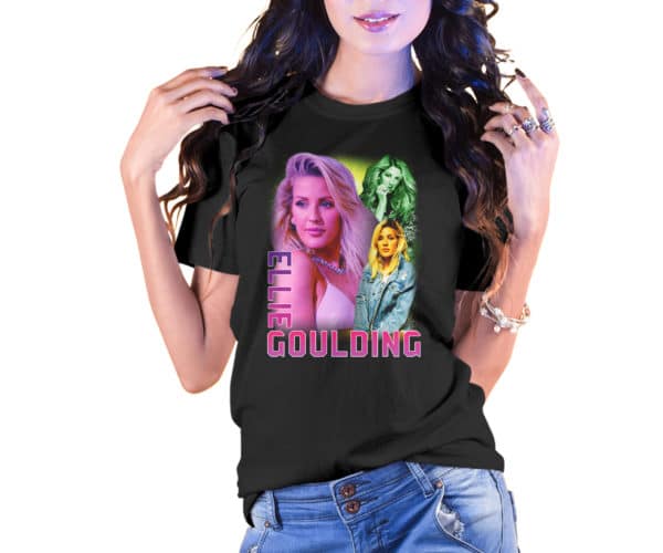 Vintage Style Ellie Goulding T-Shirt - Cuztom Threadz