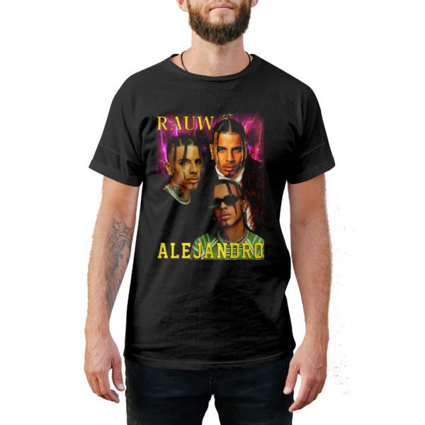 Vintage Style Rauw Alejandro T-Shirt - Cuztom Threadz