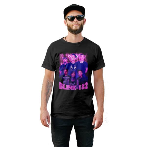 Vintage Style Blink-182 T-Shirt - Cuztom Threadz
