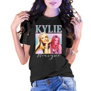 Vintage Style Kylie Minogue T-Shirt - Cuztom Threadz