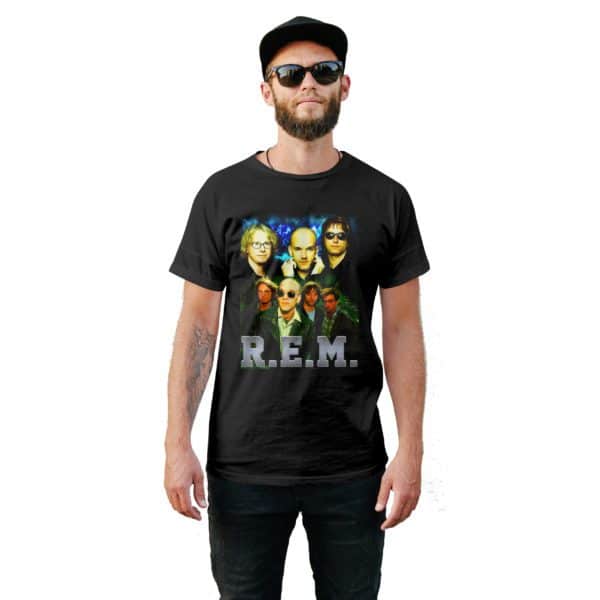 Vintage Style R.E.M T-Shirt - Cuztom Threadz