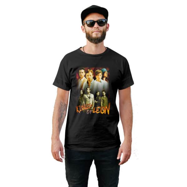 Vintage Style Kings of Leon T-Shirt - Cuztom Threadz