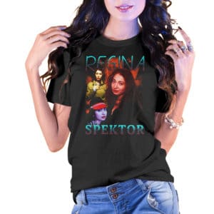 Vintage Style Regina Spektor T-Shirt - Cuztom Threadz