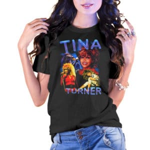 Vintage Style Tina Turner T-Shirt  - Cuztom Threadz