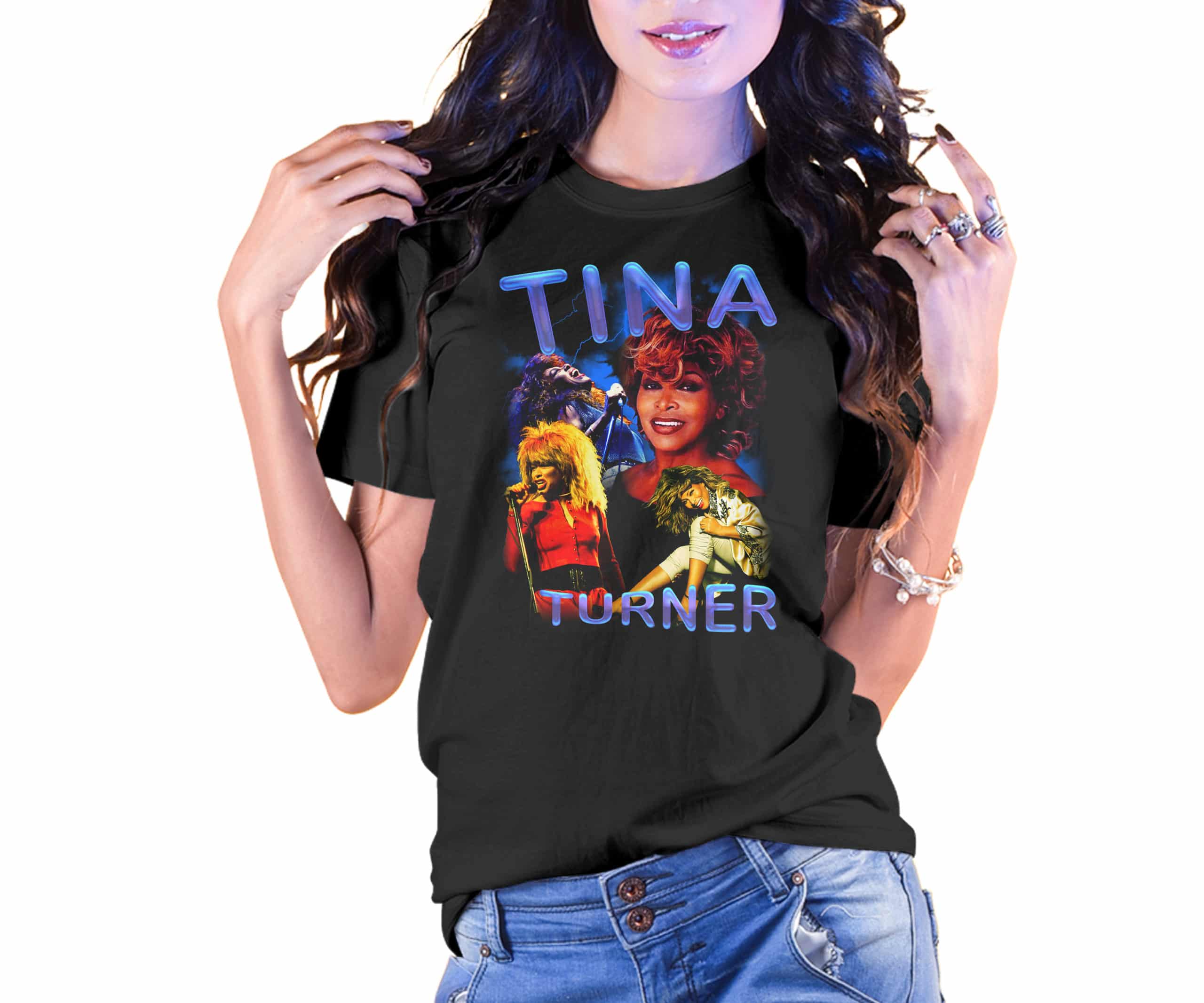 公式通販サイトです tina turner Tシャツ Tシャツ/カットソー(半袖/袖なし)