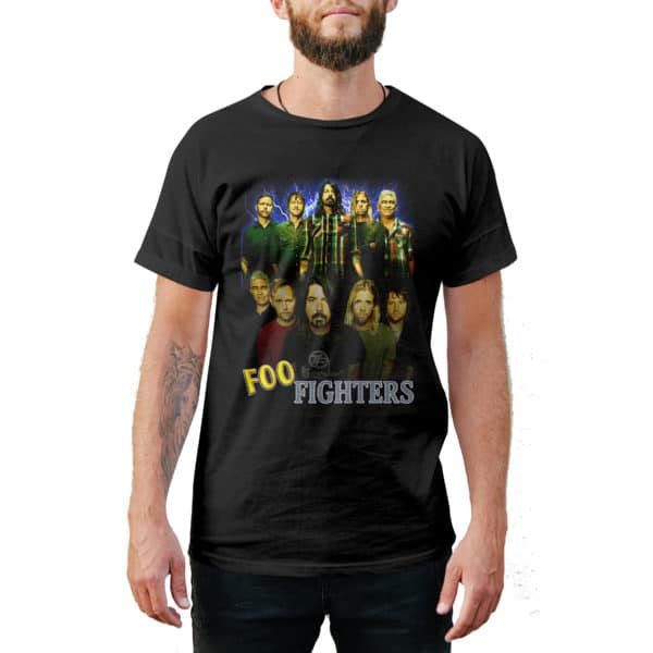 Vintage Style Foo Fighters T-shirt - Cuztom Threadz