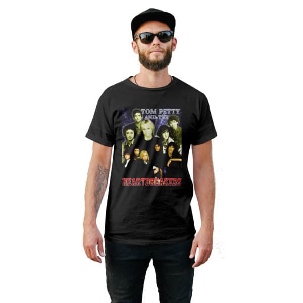 Vintage Style Tom Petty and the Heartbreakers T-Shirt - Cuztom Threadz