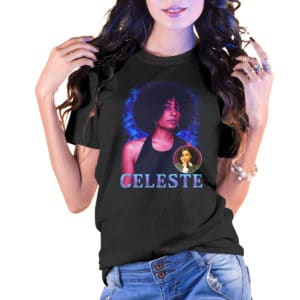 Vintage Style Celeste T-Shirt - Cuztom Threadz
