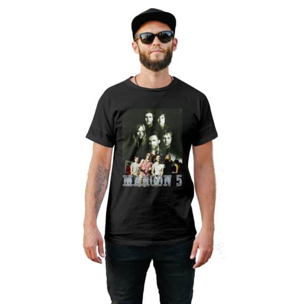 Vintage Style Maroon 5 T-Shirt - Cuztom Threadz