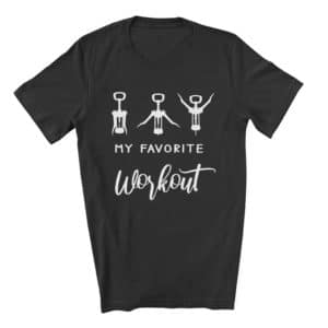 Corkscrew Workout T-shirt Humor - Cuztom Threadz