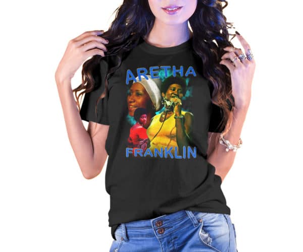 Vintage Style Aretha Franklin T-Shirt - Cuztom Threadz
