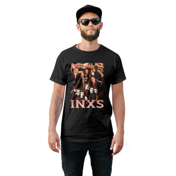 Vintage Style INXS T-Shirt - Cuztom Threadz