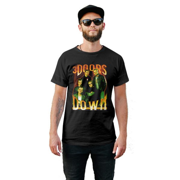 Vintage Style 3 Doors Down T-Shirt - Cuztom Threadz