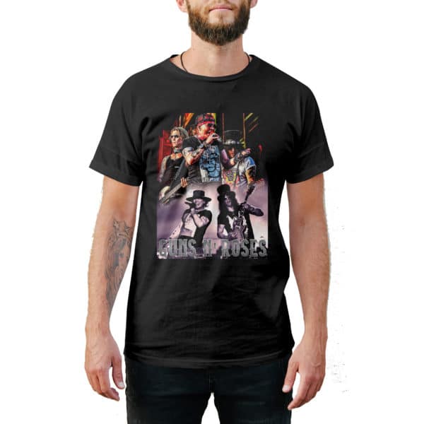 Vintage Style Guns N Roses T-Shirt - Cuztom Threadz