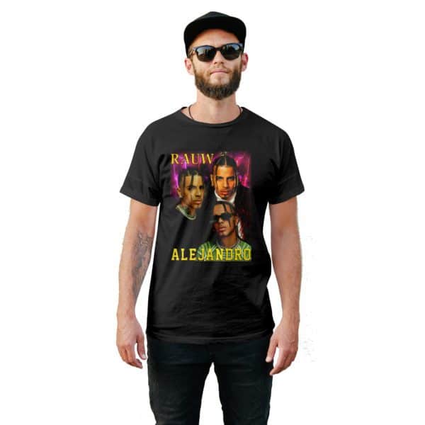 Vintage Style Rauw Alejandro T-Shirt - Cuztom Threadz